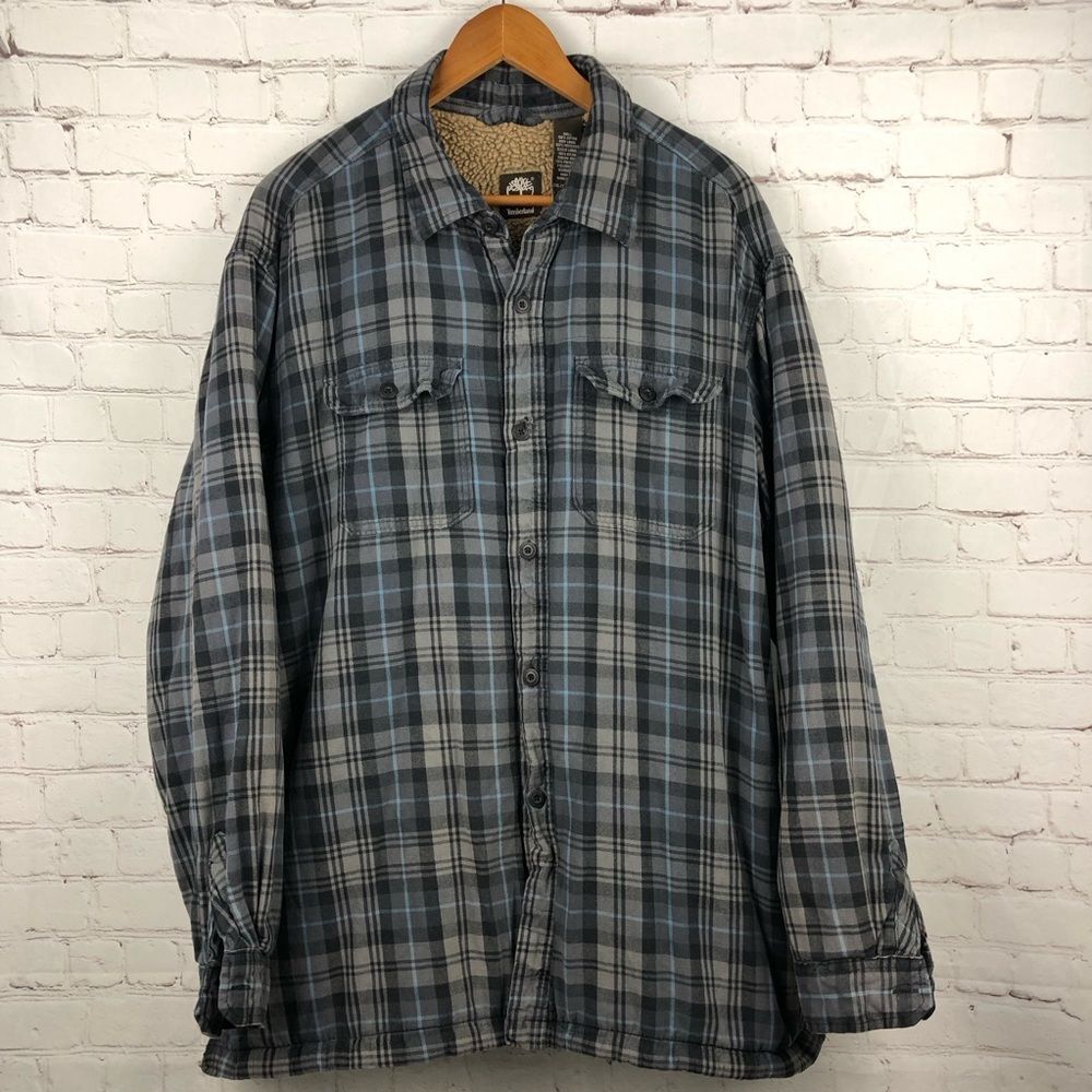 Timberland Fleece Button Up Men's Sz 2XL